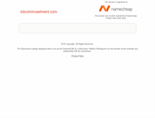 Tablet Screenshot of bitcoininvestment.com